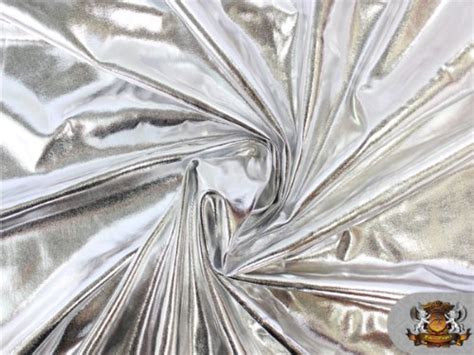 https www.amazon.com spandex-metallic-silver-fabric-sold dp b008bkexsq|Metallic Silver Spandex .